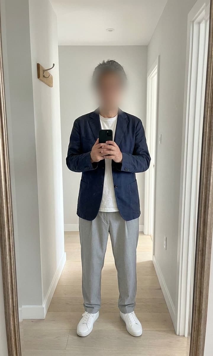 Kenji after, in easy tailoring